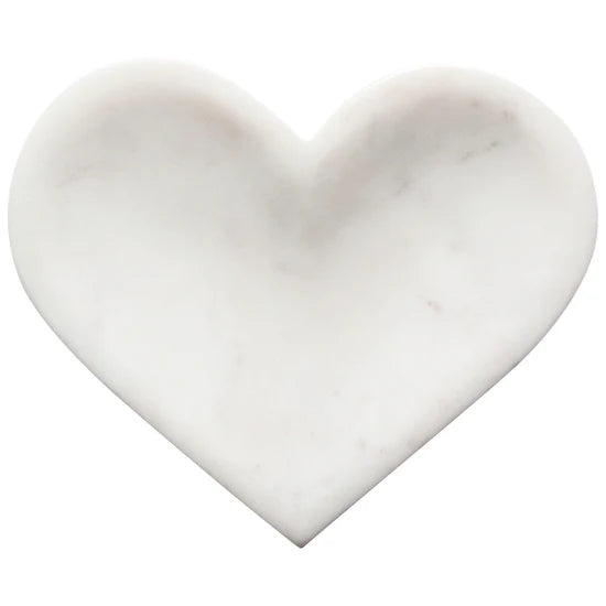 Danica 6" Heart Shaped Marble Dish  HSV3445D