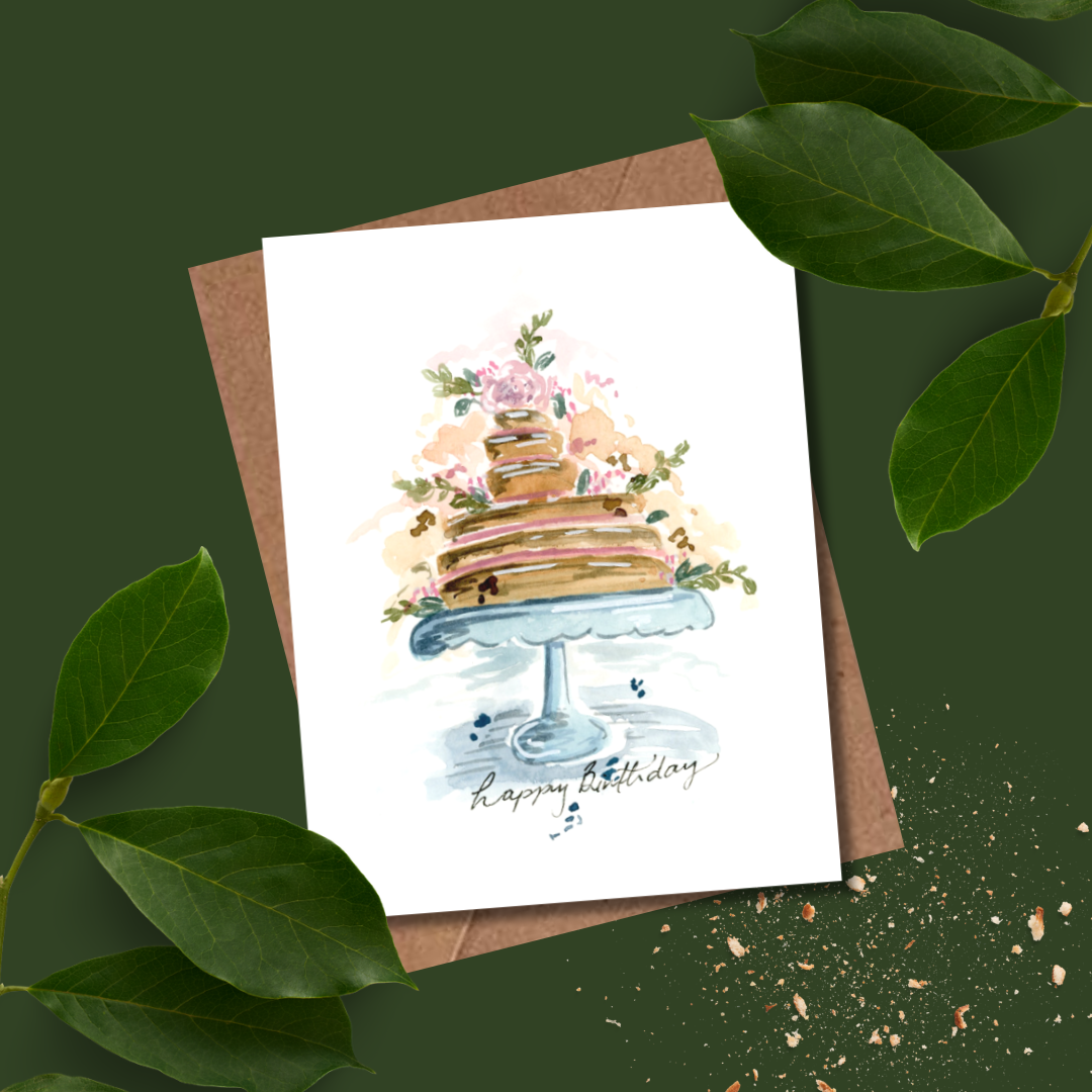 Amy Rae Maker Card Birthday Cake BIR002