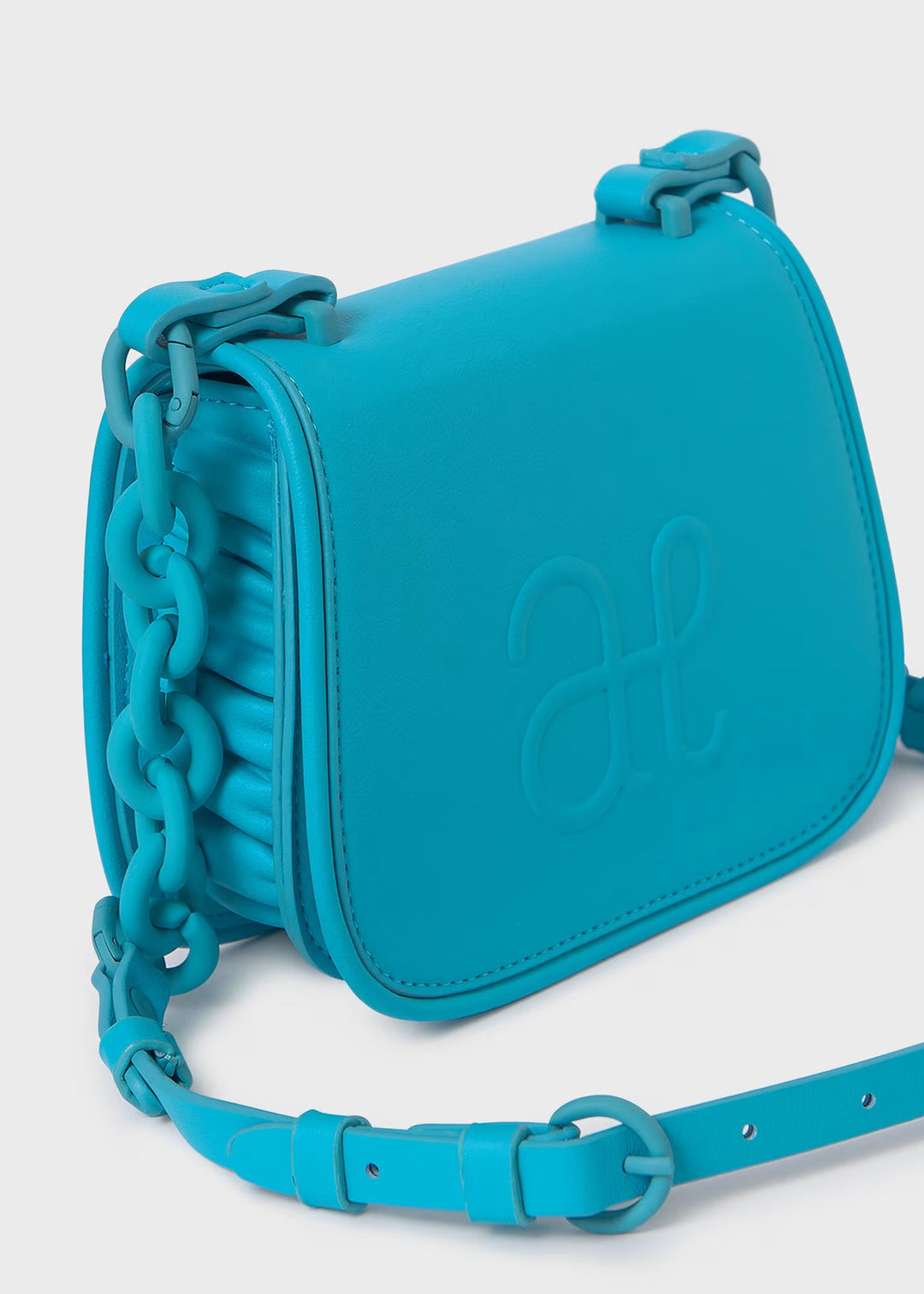 Abel & Lula Embossed Logo Bag  5437-48  Turquesa *