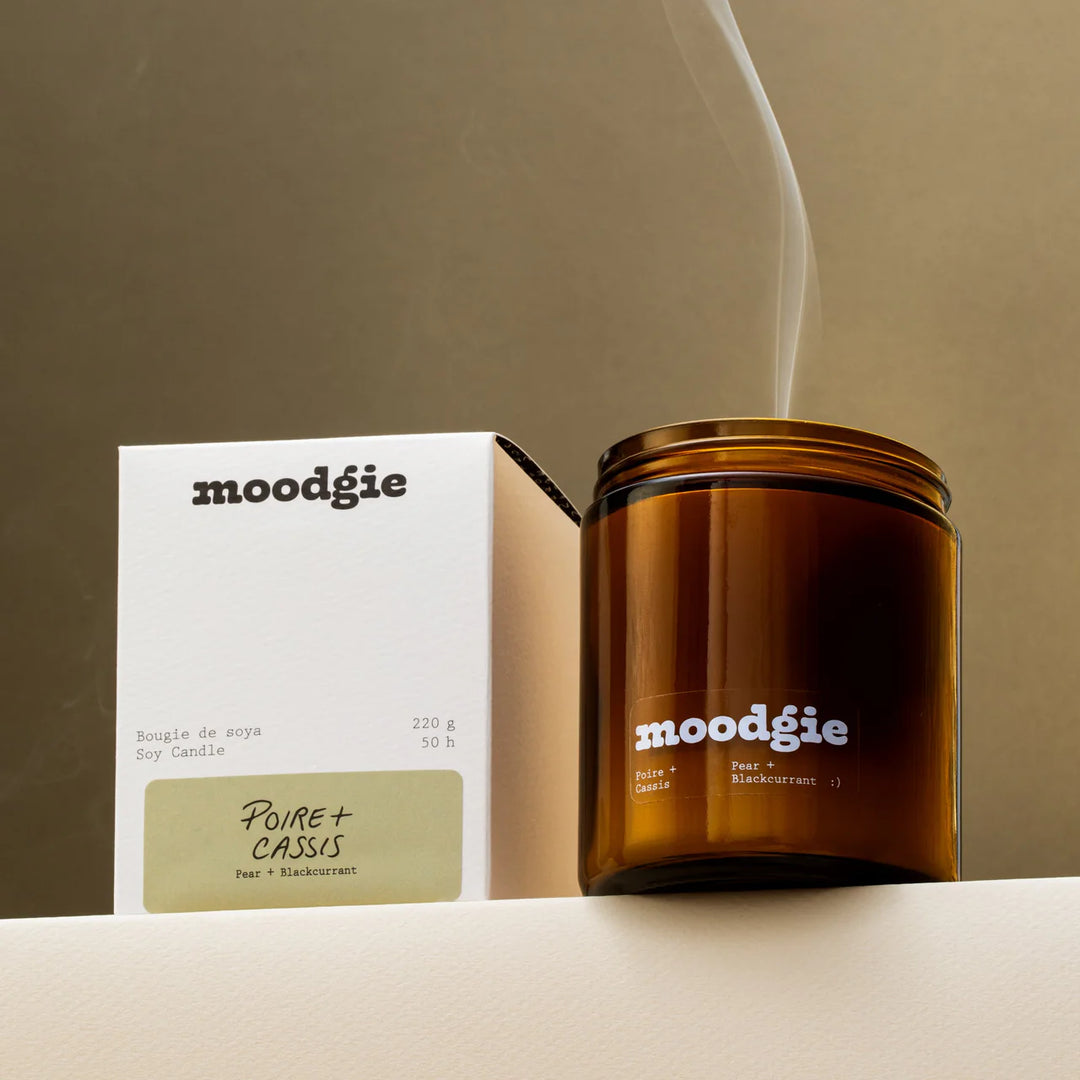 Moodgie Poire + Cassis Candle  (Pear and Blackcurrent)
