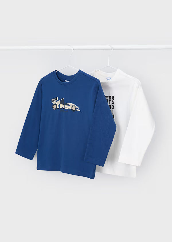 Mayoral Boys Long Sleeve Tee Set of 2   4019-53   Atlantico