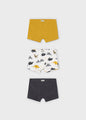 Mayoral Boys Boxers Set of Three   10035-69   Mostaza