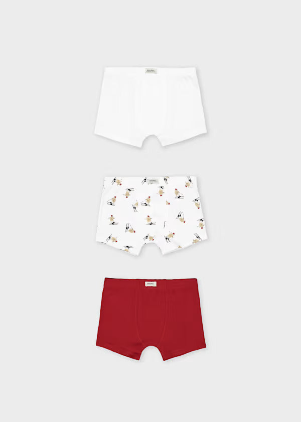 Mayoral Boys Boxer Set (3)   10271-76   Rojo