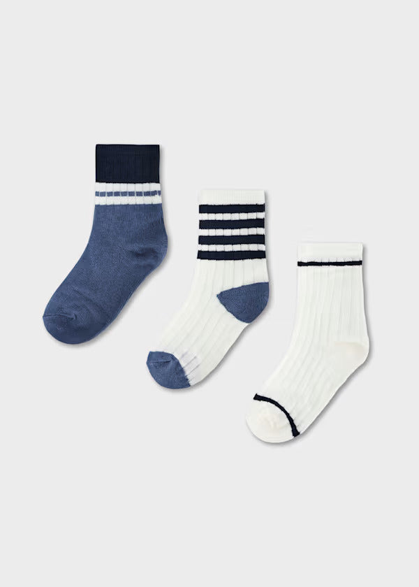 Mayoral Boys Sock Set (3)    10287-57   Atlantico