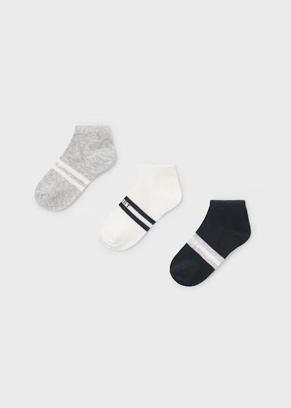 Mayoral Boys 3pk Socks  10182-50  Negro