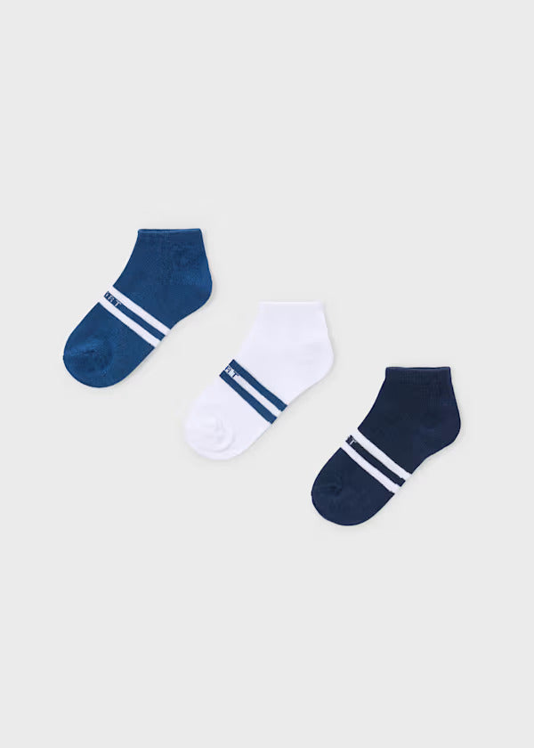 Mayoral Boys 3pk Socks  10182-51  Azul
