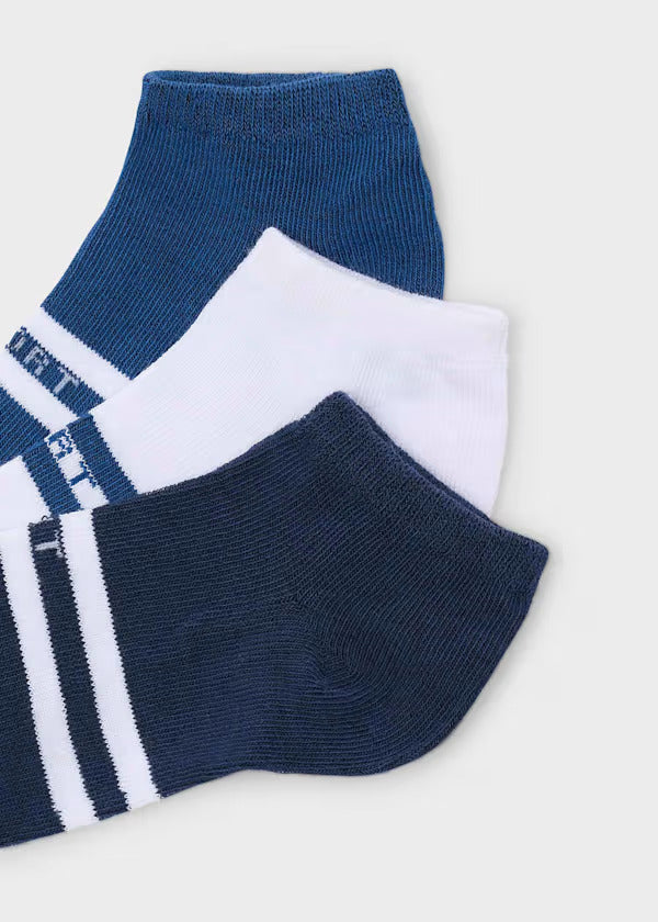 Mayoral Boys 3pk Socks  10182-51  Azul