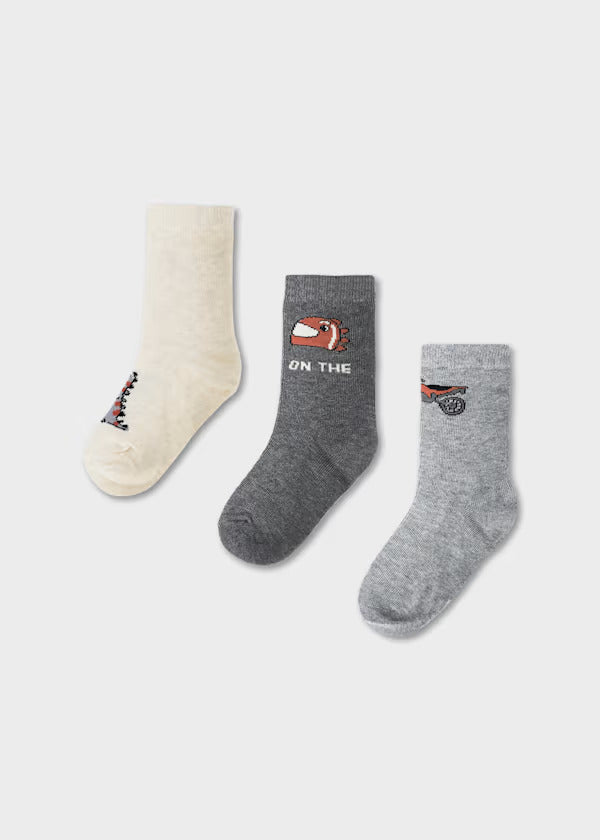 Mayoral Boys Sock Set    10286-51   Pizarra Vi