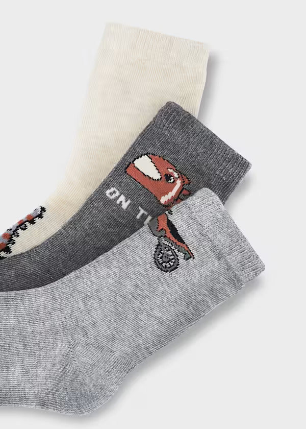 Mayoral Boys Sock Set    10286-51   Pizarra Vi