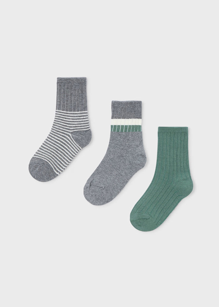 Mayoral Boys Sock Set  3pk  10052-92  Abeto