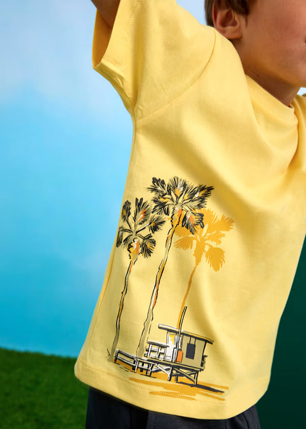 Mayoral Boys 3 Piece Short Set  3606-91   Amarillo