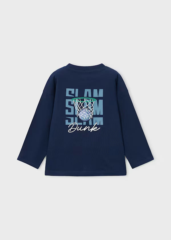 Mayoral Boys Long Sleeve Tee   4006-87   Azul
