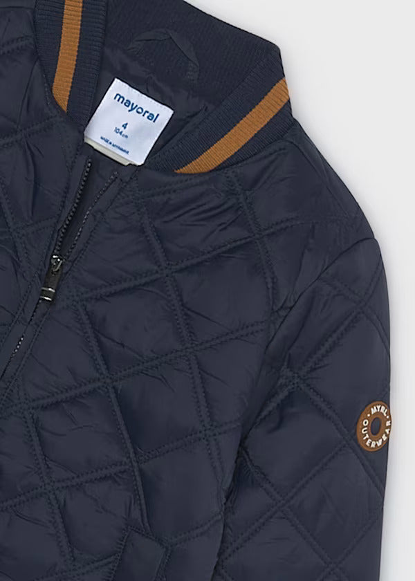 Mayoral Boys Quilted Bomber Jacket   4468-89   Tinta