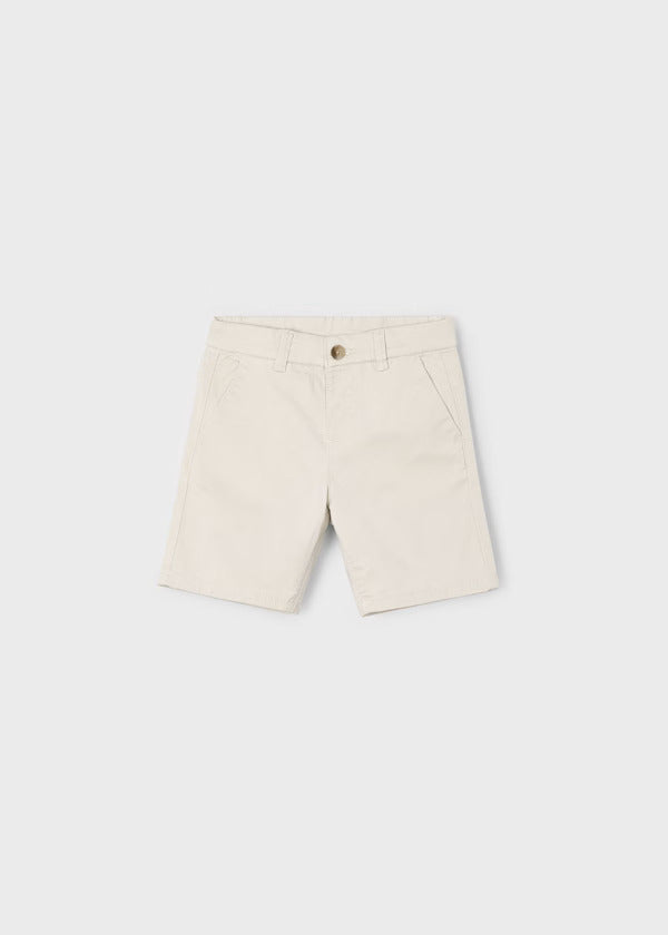 Mayoral Boys Twill Chino Shorts   202-34   Hueso