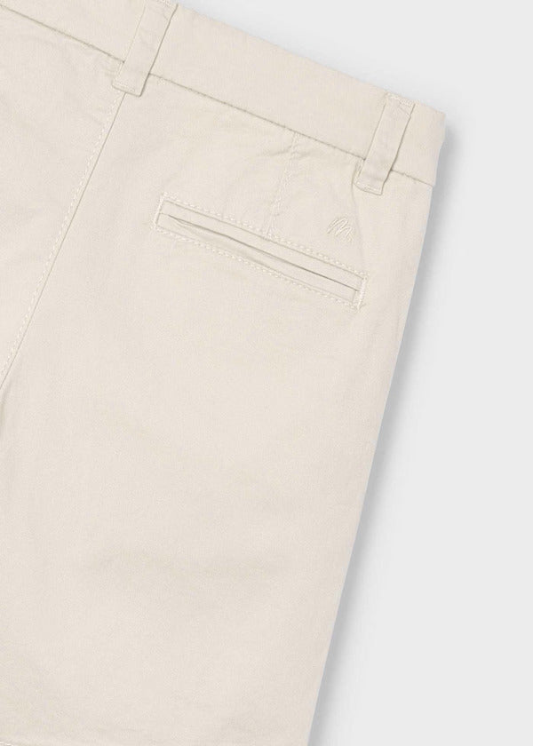 Mayoral Boys Twill Chino Shorts   202-34   Hueso