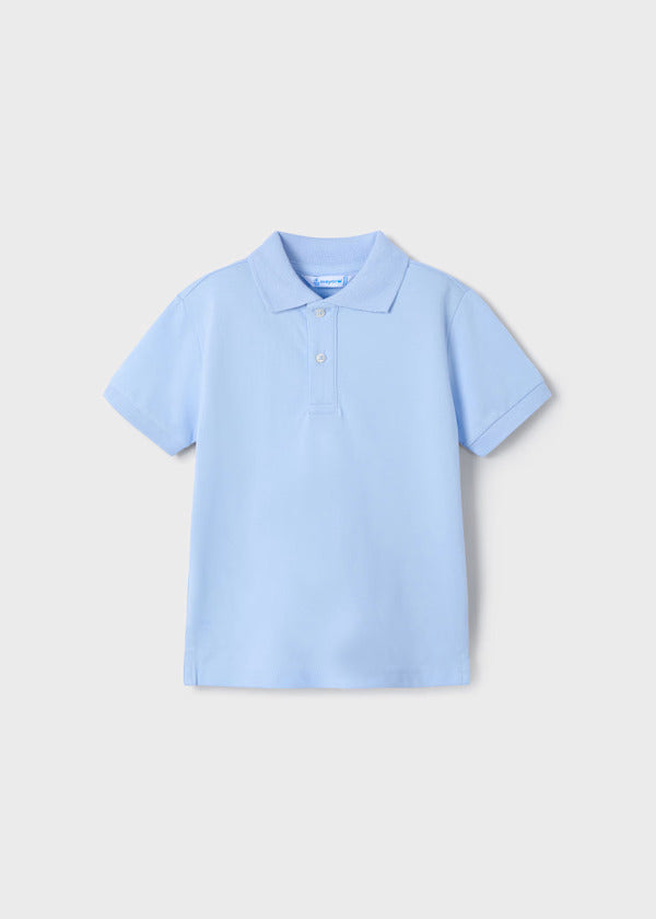 Mayoral Boys Short Sleeve Polo  150-17   Cielo **