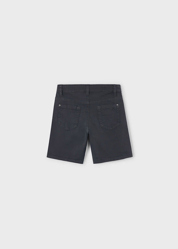 Mayoral Boy Five Pocket Twill Shorts   204-45   Asfalto