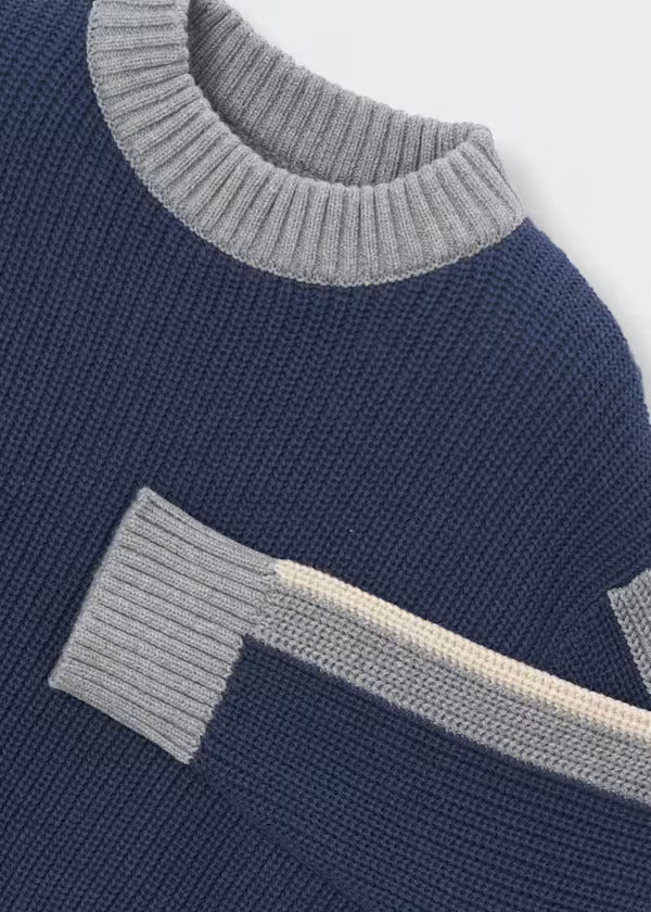 Mayoral Boys Knit Pullover   4310-19   Sombra