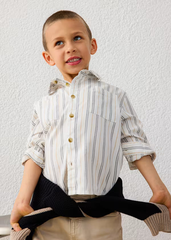 Mayoral Boys Long Sleeve Dress Shirt   4144-93   Trinta