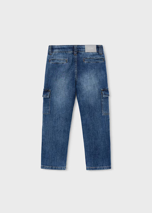 Mayoral Boys Denim Cargo Pant   3578-92   Medio