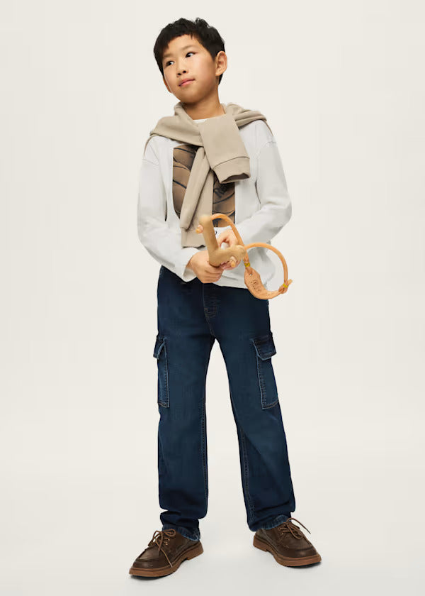 Mayoral Boys Soft Denim Jogger Pants   7506-89   Oscuro