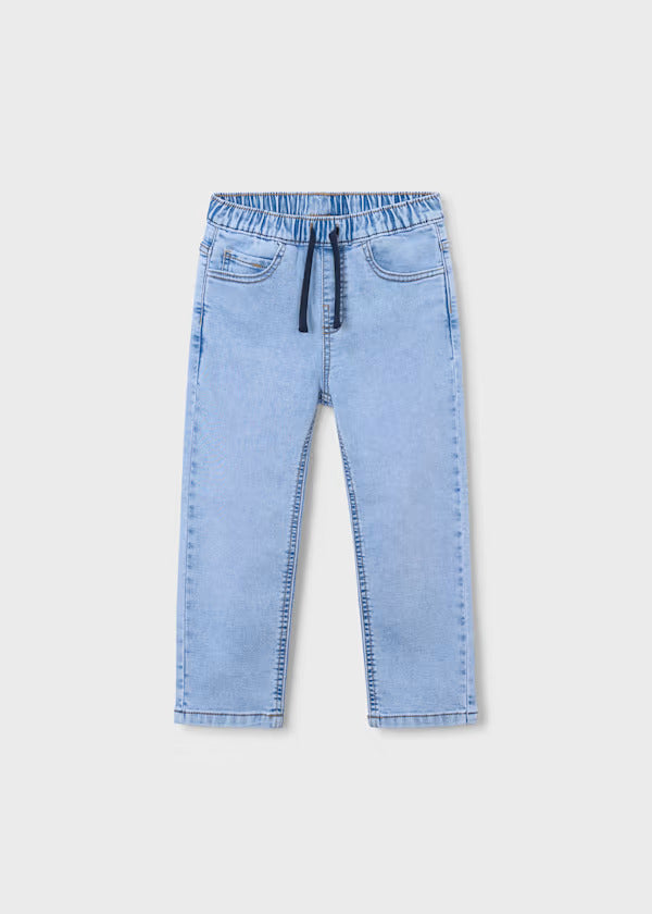 Mayoral Boys Soft Denim Joggers  3579-28   Claro