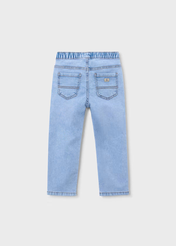Mayoral Boys Soft Denim Joggers  3579-28   Claro