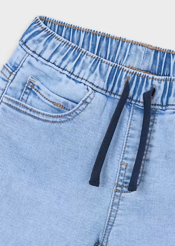 Mayoral Boys Soft Denim Joggers  3579-28   Claro