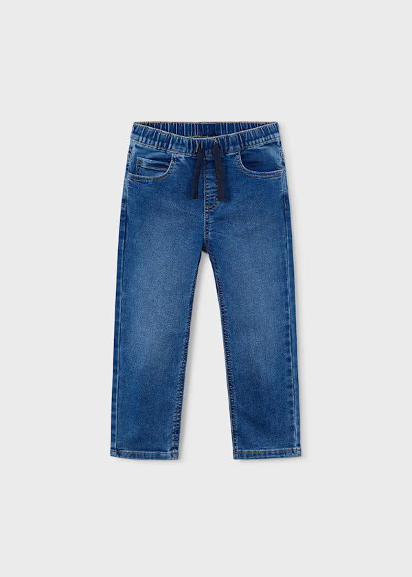 Mayoral Boys Soft Denim Joggers   3579-27   Medio