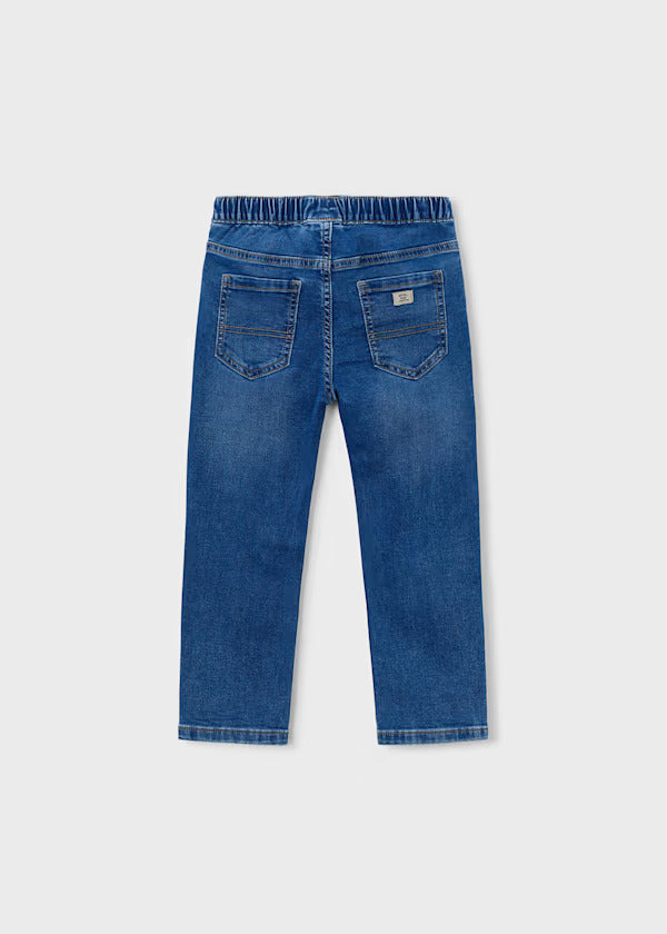 Mayoral Boys Soft Denim Joggers   3579-27   Medio