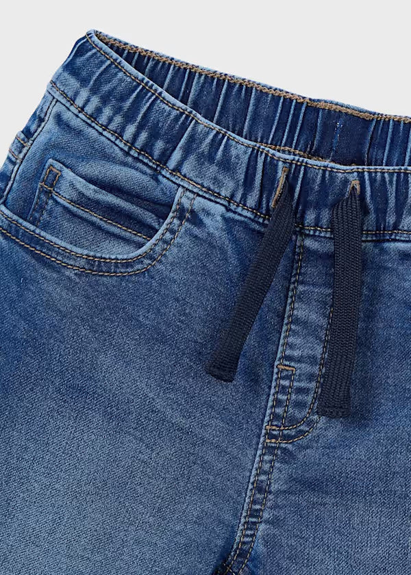Mayoral Boys Soft Denim Joggers   3579-27   Medio