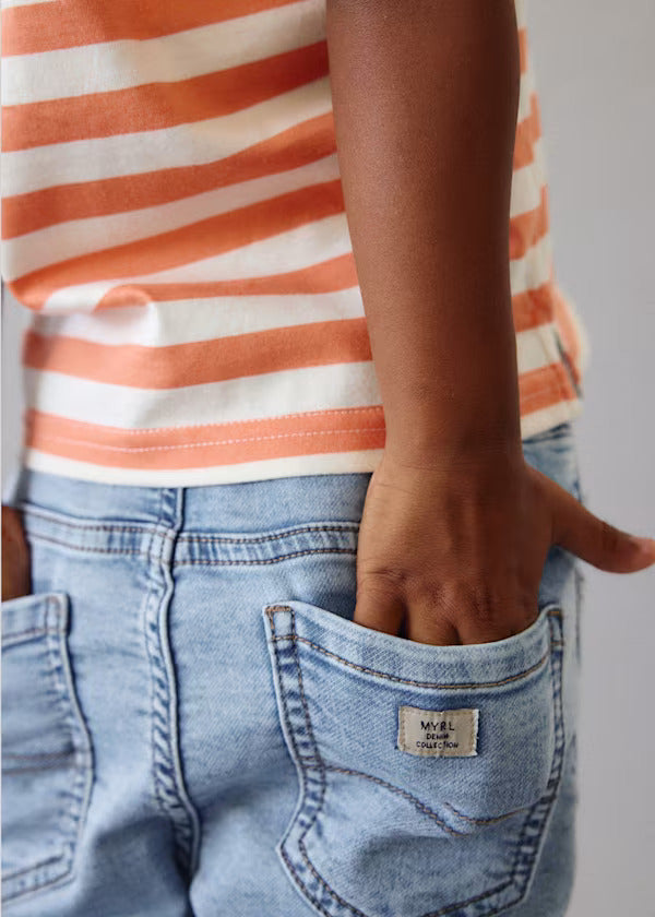 Mayoral Boys Soft Denim Shorts   3210-76   Claro
