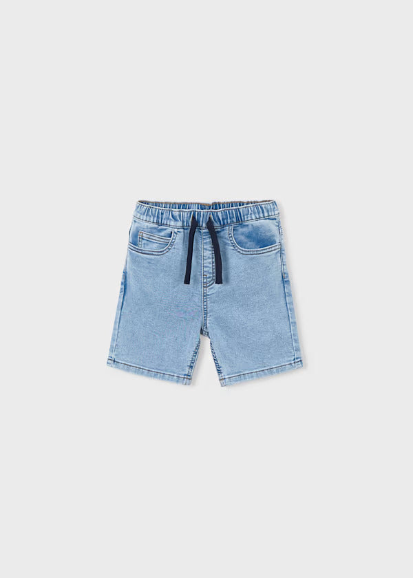 Mayoral Boys Soft Denim Shorts   3210-76   Claro