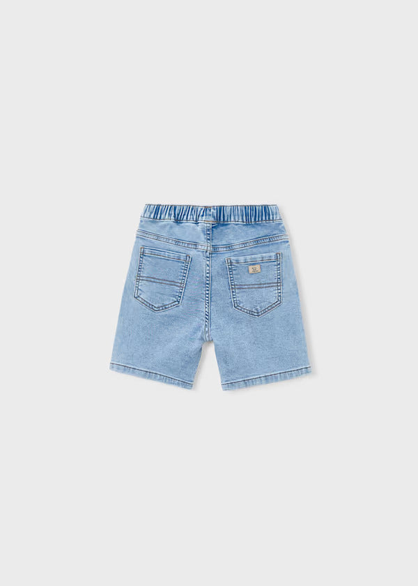 Mayoral Boys Soft Denim Shorts   3210-76   Claro
