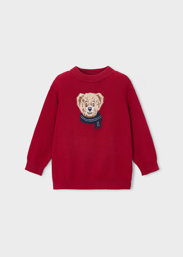 Mayoral Boys Knit Sweater    4306-21   Rojo