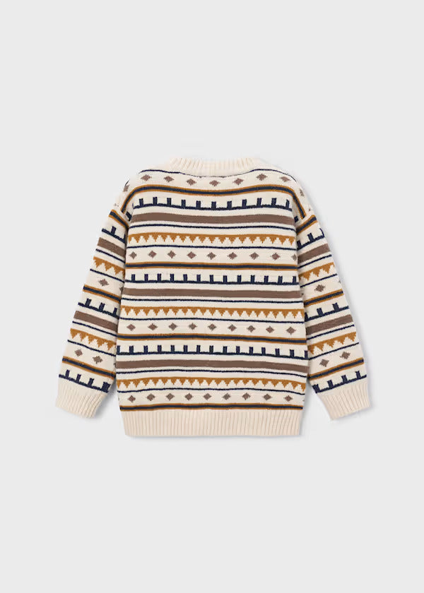 Mayoral Boys Knit Sweater   4308-25   Cereal Vig