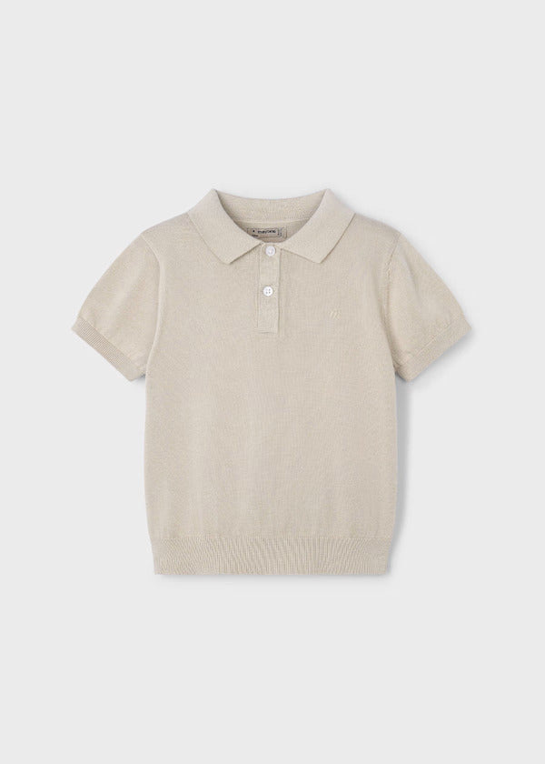 Mayoral Boys Short Sleeve Polo   3104-93   Hueso