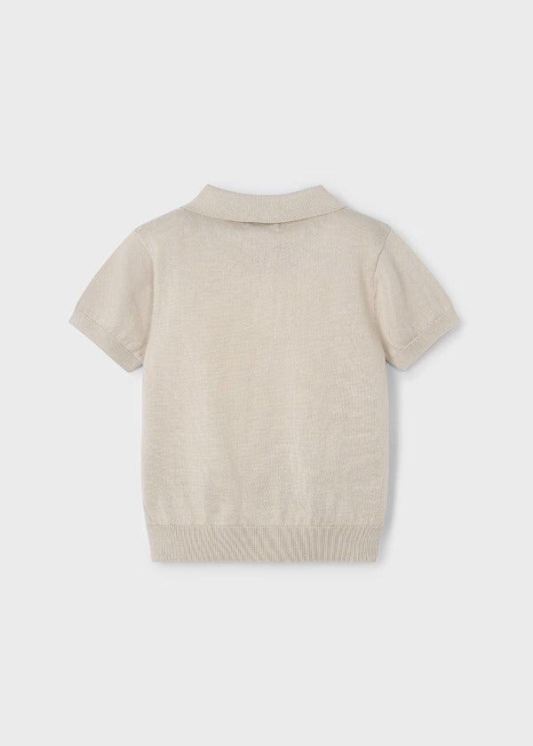 Mayoral Boys Short Sleeve Polo   3104-93   Hueso