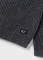 Mayoral Boys Knit Crewneck Sweater   4373-83   Black