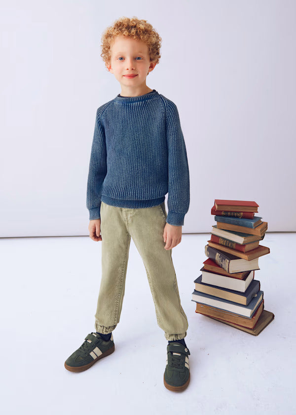 Mayoral Boys Knit Pullover   4373-82   Azul