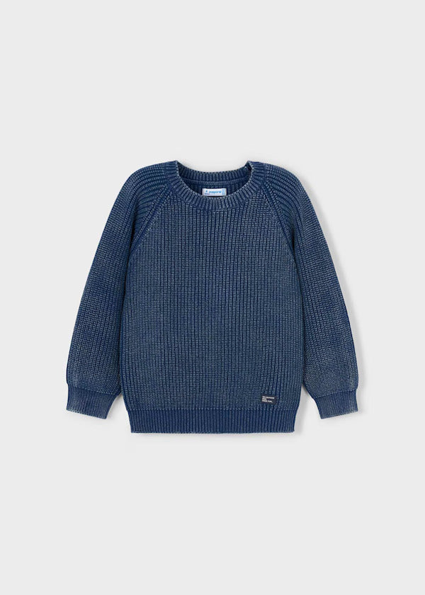 Mayoral Boys Knit Pullover   4373-82   Azul