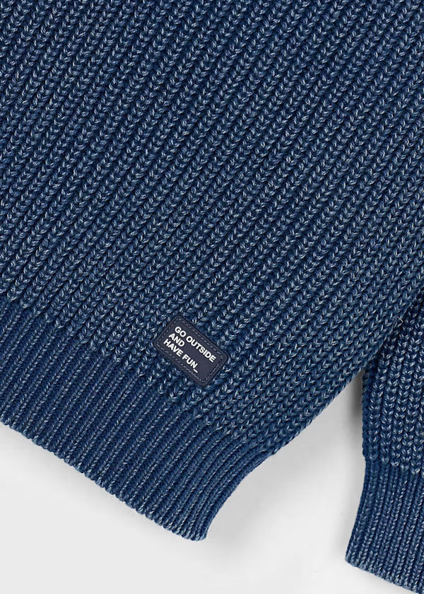Mayoral Boys Knit Pullover   4373-82   Azul