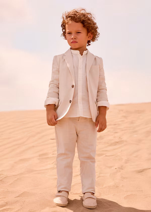 Mayoral Boys Linen Dress Pant   3574-64   Avena Mez