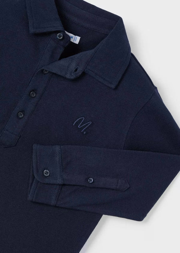 Mayoral Boys Long Sleeve Polo  4101-37  Marino **