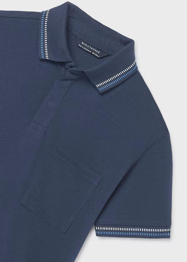 Mayoral Boys Short Sleeve Polo   6164-58   Atlantico