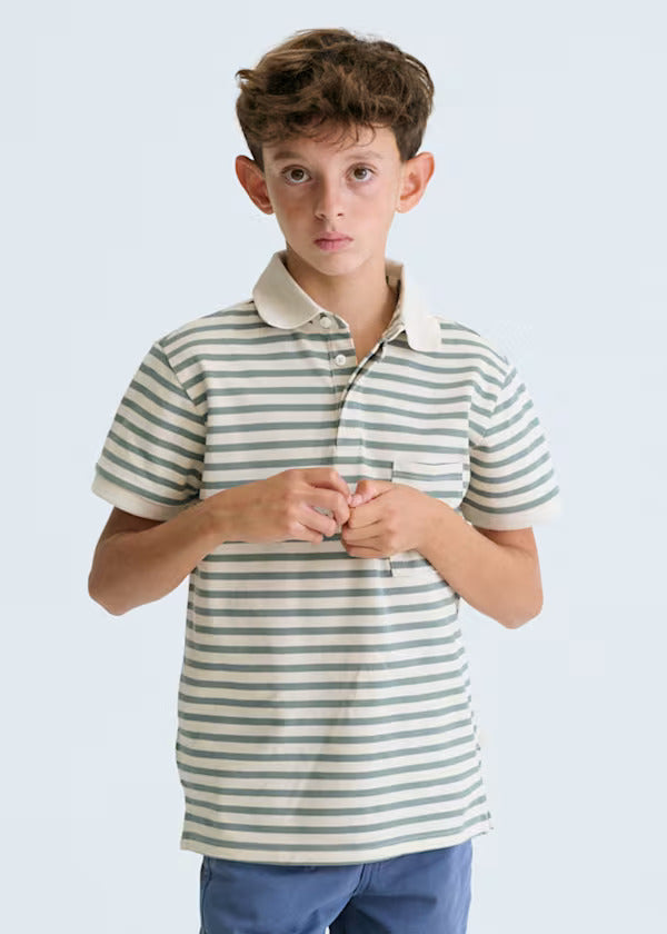 Mayoral Boys Striped Polo   6164-59   Laurel