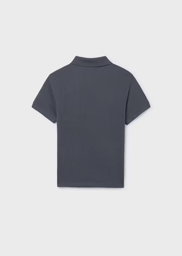 Mayoral Boys Short Sleeve Polo   890-71   Plomo