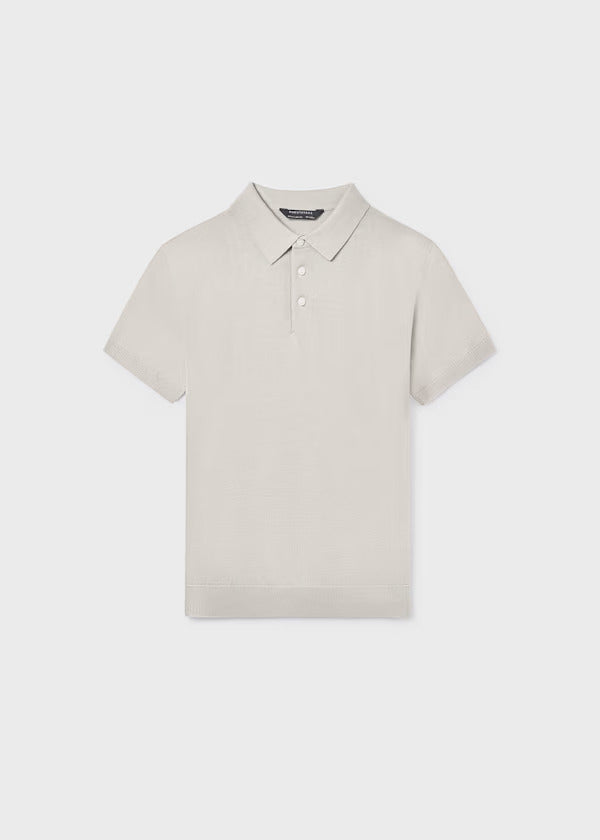 Mayoral Boys Short Sleeve Polo   6162-47   Piedra