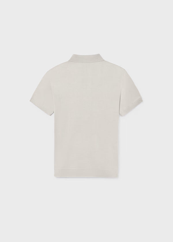 Mayoral Boys Short Sleeve Polo   6162-47   Piedra