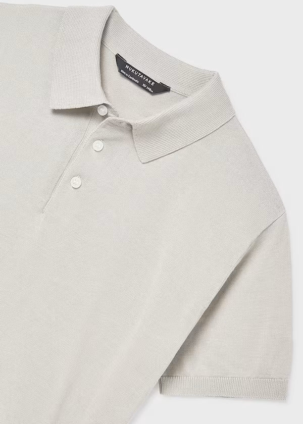 Mayoral Boys Short Sleeve Polo   6162-47   Piedra